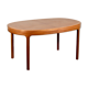 Midcentury nathan oblong teak extending table