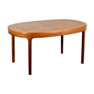 Table extensible en teck oblong Nathan