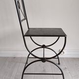 Contemporary wrought iron chairs