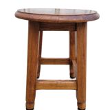 Solid wood farm stool