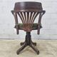 Chaise de bureau pivotante de style Thonet antique (faite à la main)