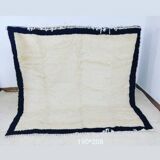 Handmade wool berber carpet in azilal 208/190