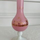 Pink opaline soliflore vase