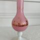 Pink opaline soliflore vase