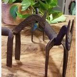 Pair of fireplace chenets