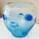 Vase verre soufflé signé " Le Verre Français" par Charles Schneider, art déco 1920/30