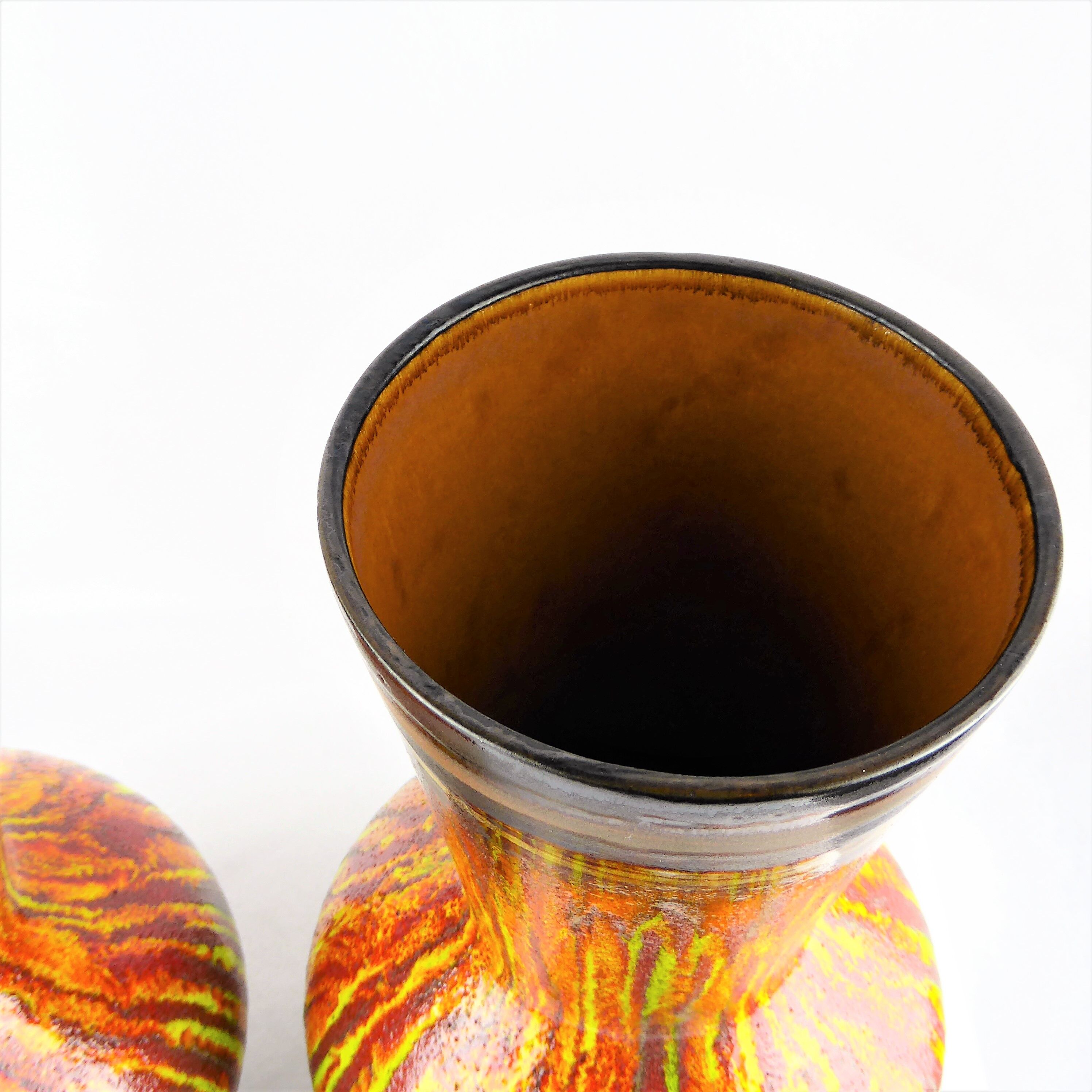Saint Clement ceramic vases 1960