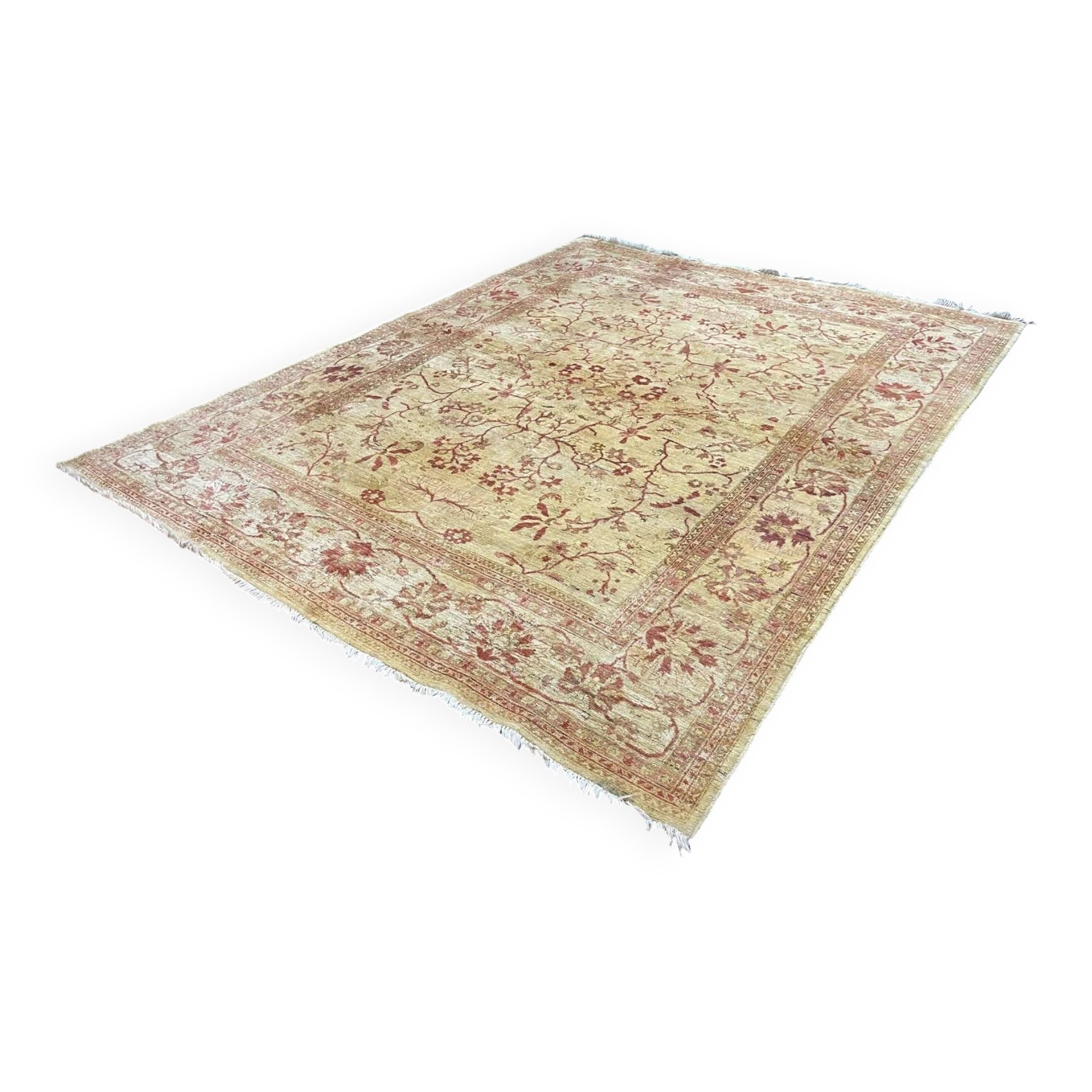 Handmade wool oriental rug - 3m43x2m70