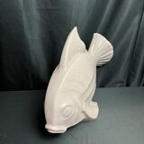 Art Deco, crackled ceramic fish Le Jan circa 1940