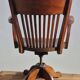 American oak office armchair