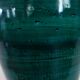 Vintage green glazed ceramic vase