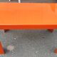 Fiberglass desk and gilac chair 1970