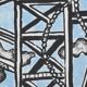 Fernand leger : les constructeurs (bleu), lithographie signée