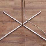 Minimalist floor lamp 1970s in chromed metal