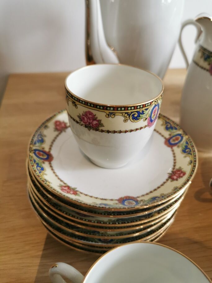 Limoges porcelain tea set