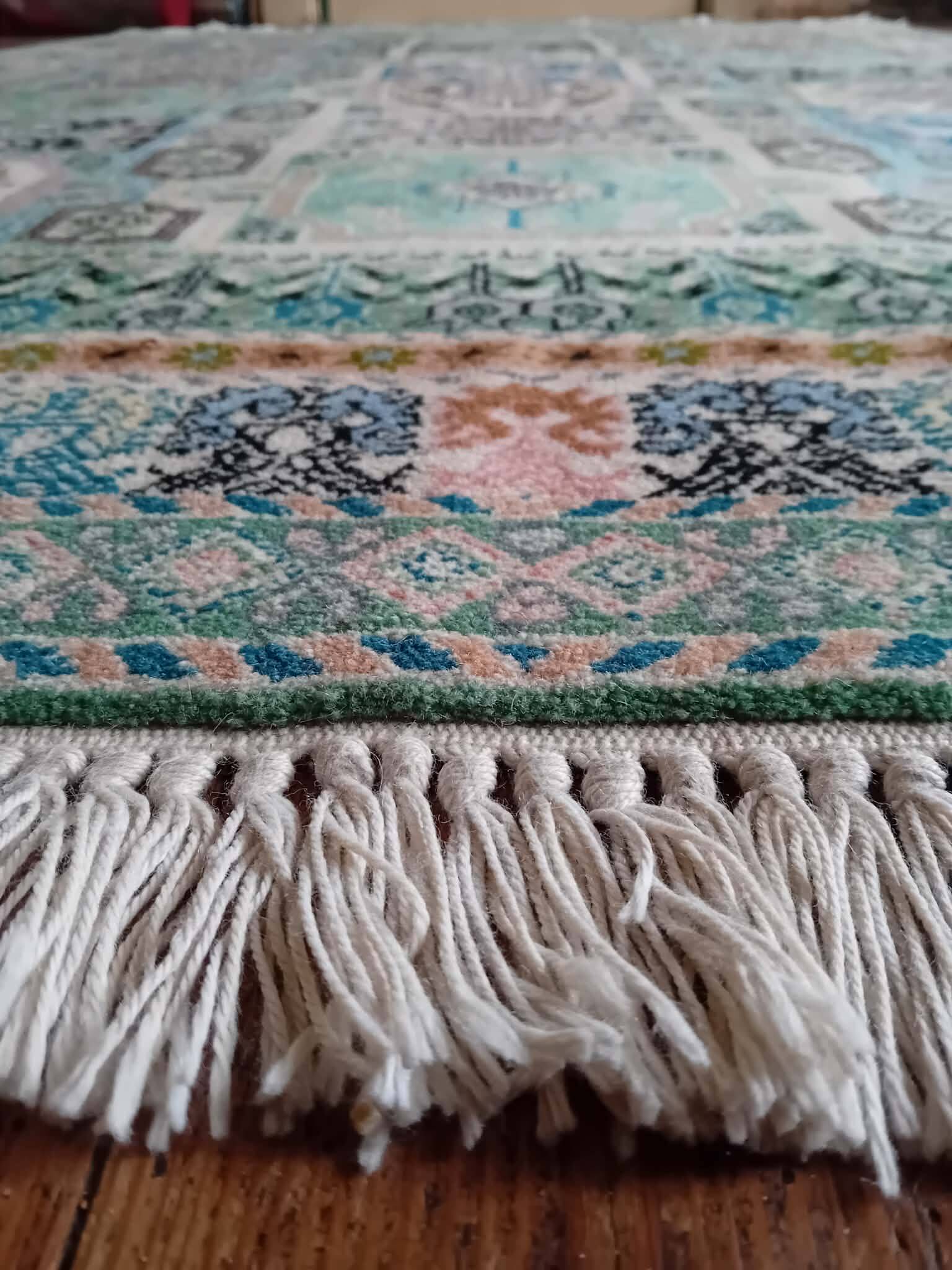 Handmade Berber rug Rabat 252x173cm