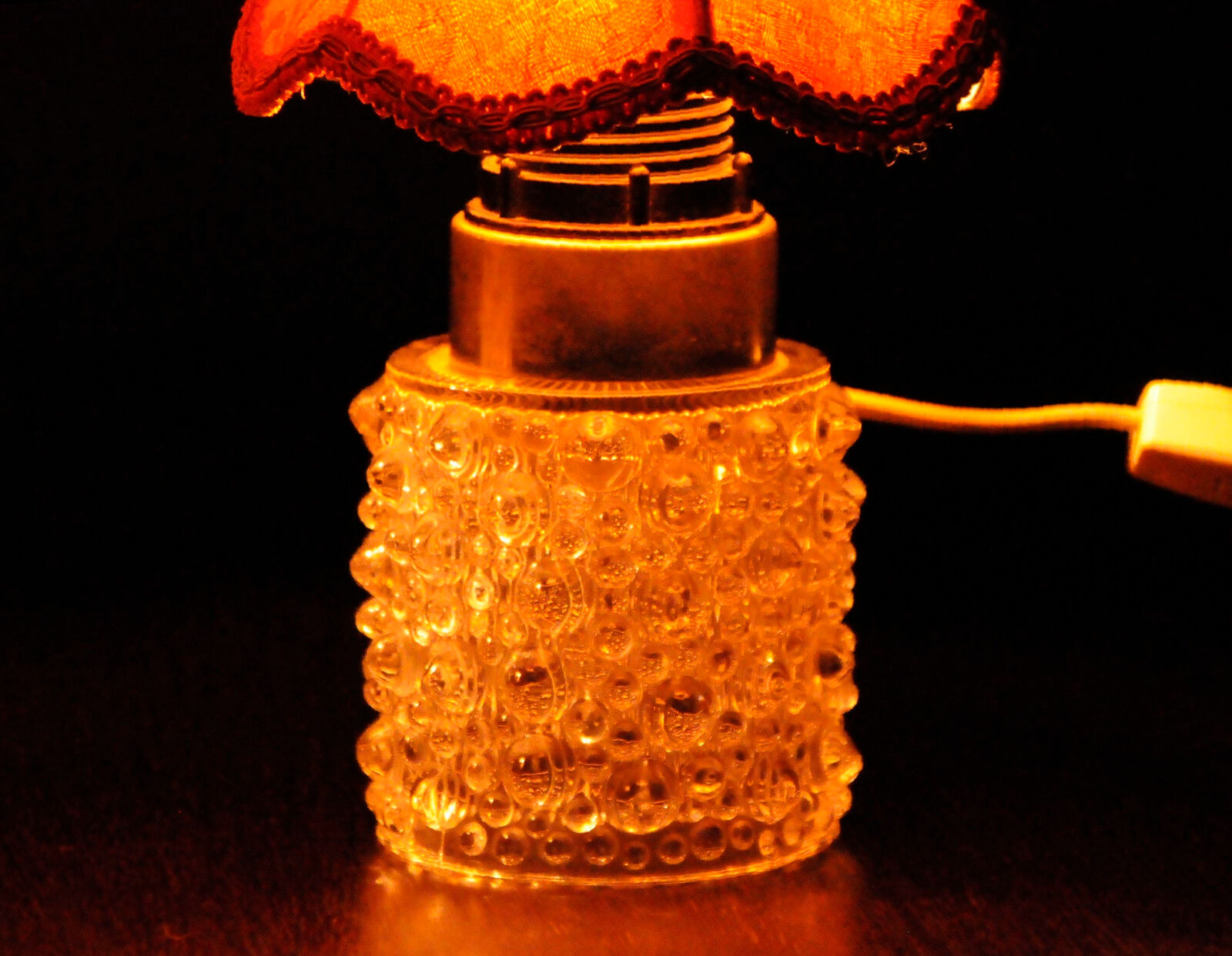 Pair of Orrefors lamps