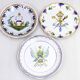 Revolution decorative plate in Nevers earthenware