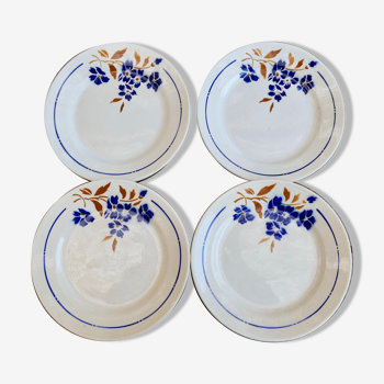 4 assiettes Badonviller