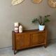 Small vintage wooden storage unit