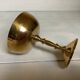 Brass bowl, ring holder, chalice.