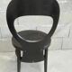 4 chairs model Seagull design black Baumann vintage