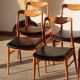 Set of 6 Vintage Scandinavian Teak Chairs – 1960s