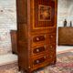 Secretary in veneer wood and walnut period transition xviii eme century