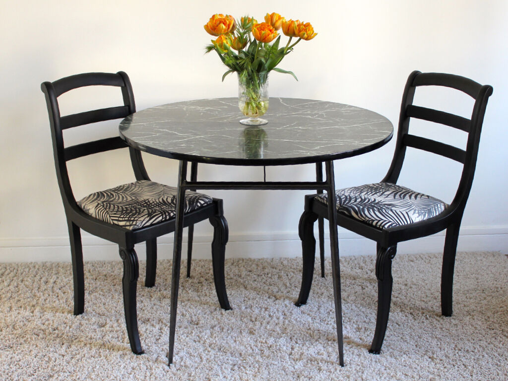 Formica table marble