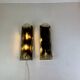 Murano & Brass Wall Lamps by J.T. Kalmar, Austria, 1960s