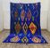 Tapis marocain artisanal bleu décoré 250cmx150cm