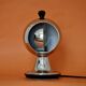 Chrome Spherical "Eclipse" Table Lamp – Inspired by Iconic 1960s Space Age
