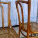 Set de 4 chaises bistrot cannées Baumann