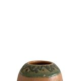 Glazed terracotta vase