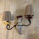 Vintage ceramic wall lights