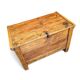 Old blanket chest / storage trunk / pine wood
