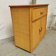 Buffet vintage en rotin Roche Bobois