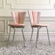 restored vintage "petal" chairs