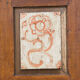 Painted folk art bridal wardrobe 1806