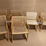 6 cannate chairs