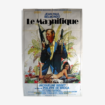 Original cinema poster "LE MAGNIFIC" - Jean-Paul Belmondo