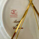 Decorative plate collection limoges. prestige de limoges - france