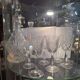 6 wine glasses and a ewer in etzel crystal