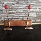 Coat roack old metal wood
