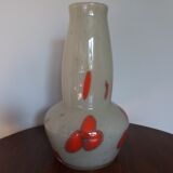 Vase en verre soufflé années 70