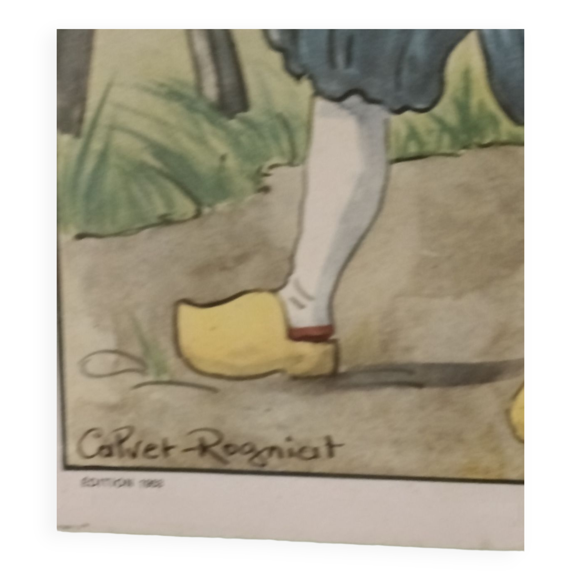 Rectangular educational poster, Brittany