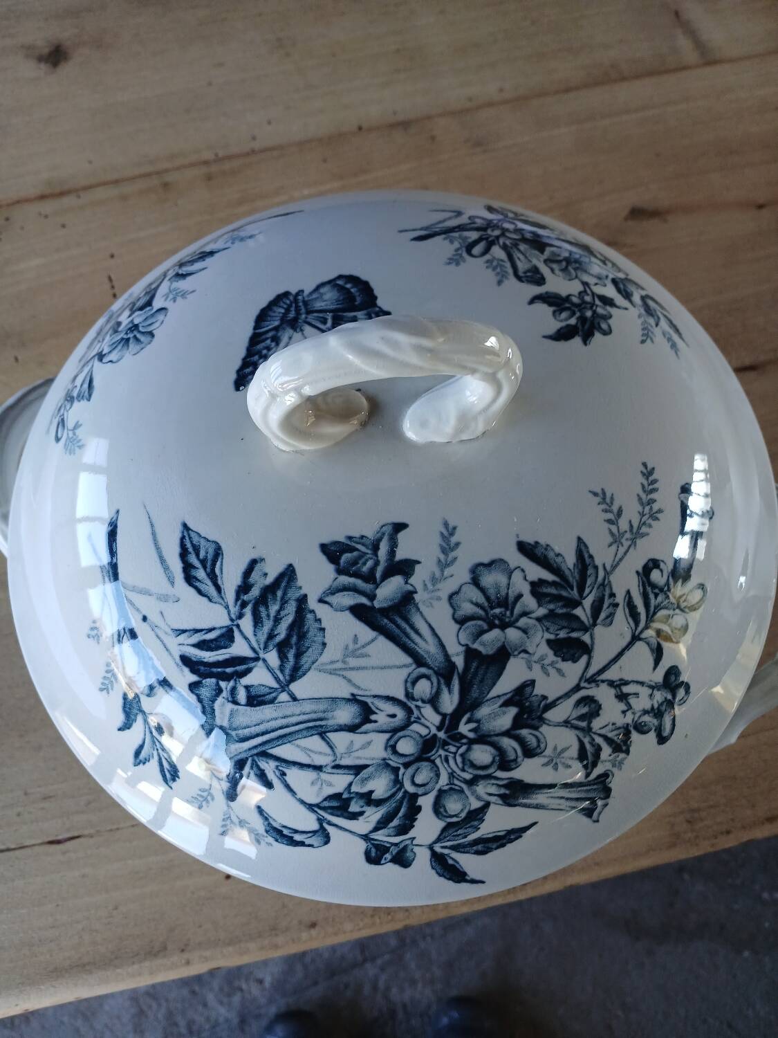 Old Badonviller Iron Earth Soup Tureen