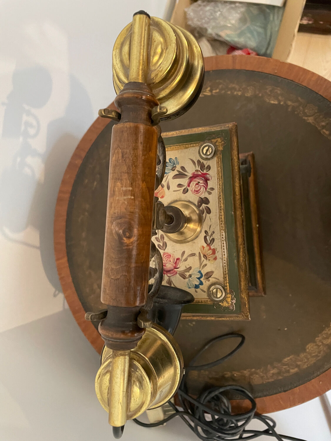 Old landline telephone