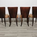 Art Deco Style Dining Chairs by Jindrich Halabala
