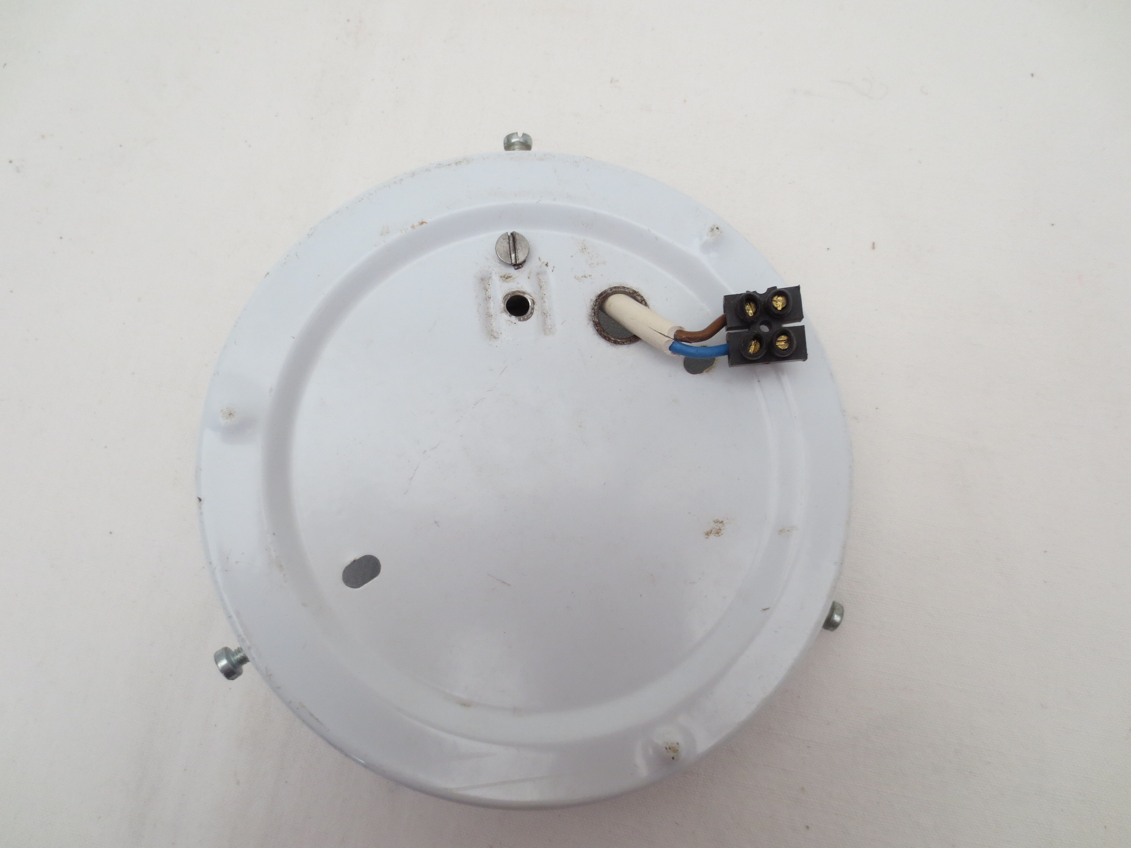 Ceiling lamp or wall lamp in cut glass and metal